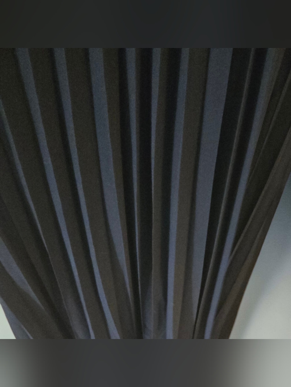 Halter Neck Pleated Black Maxi Dress - Size 3X CAN FIT 2X - Picture 4 of 4